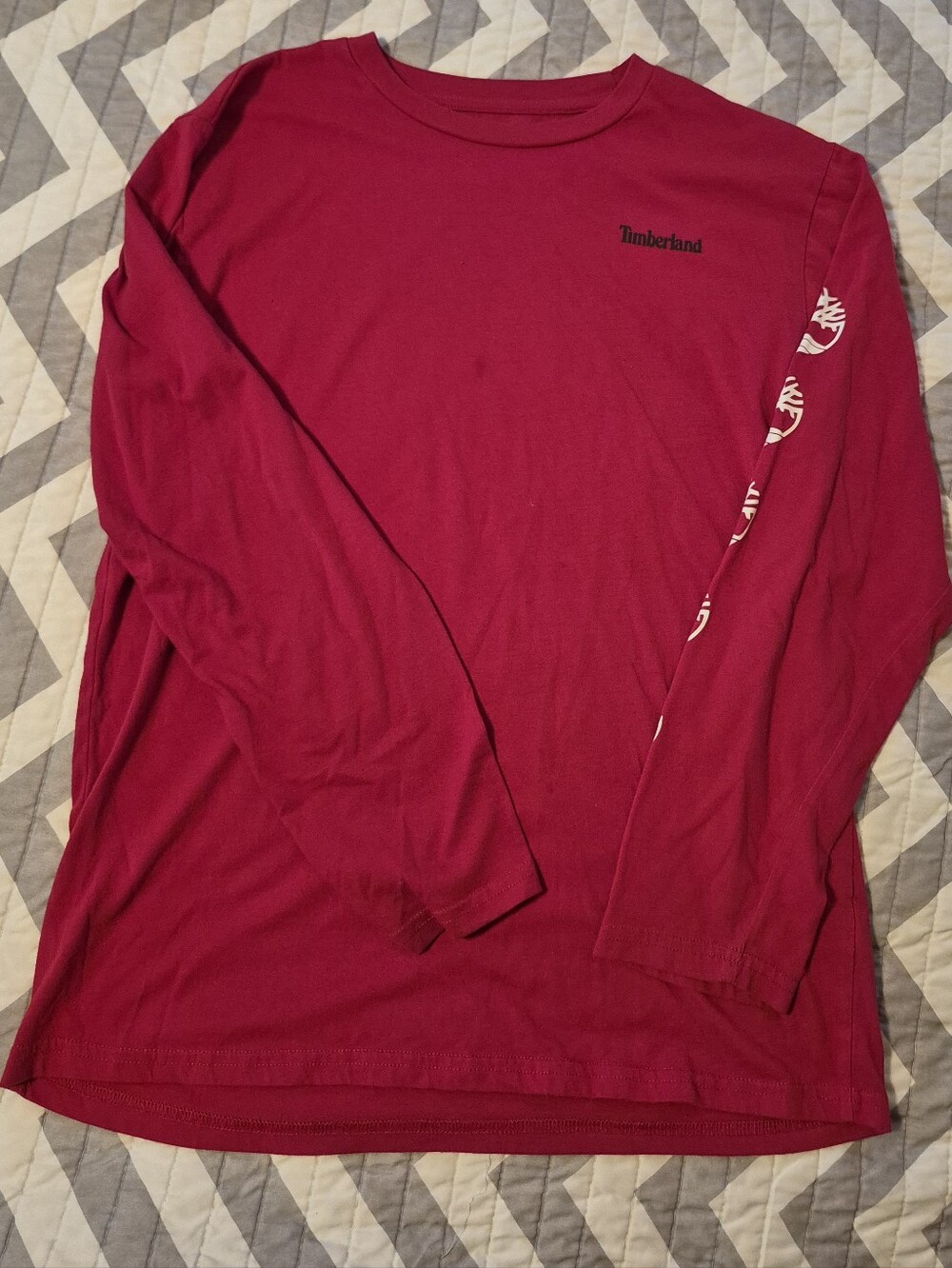 🌿5/$25 Timberland Boys XL 18/20 Red Shirt